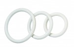 Nitrile Cock Ring Set-white