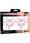 Pasties Crystal Heart Pink